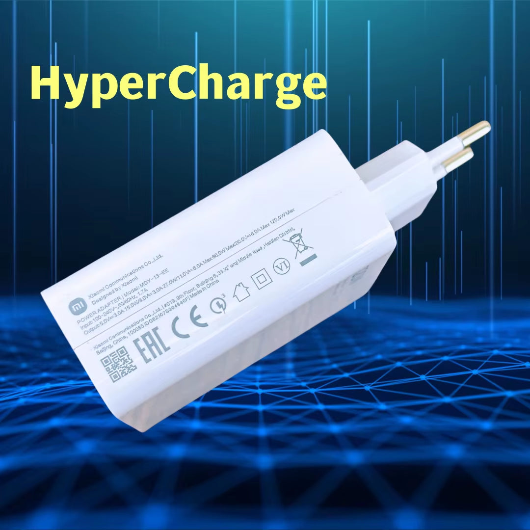Original Xiaomi 120W Charger Turbo Fast Charge EU Hypercharge Gan Adapter for Redmi Note 11 12 Pro plus 5G Mi 14 13 13T Cable