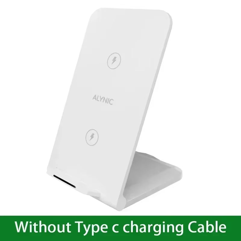 Foldable Fast Charging Station Wireless Charger Desktop Stand for Iphone 11 12 13 14 15 16 X Pro Max Samsung S24 S23 S22 Xiaomi